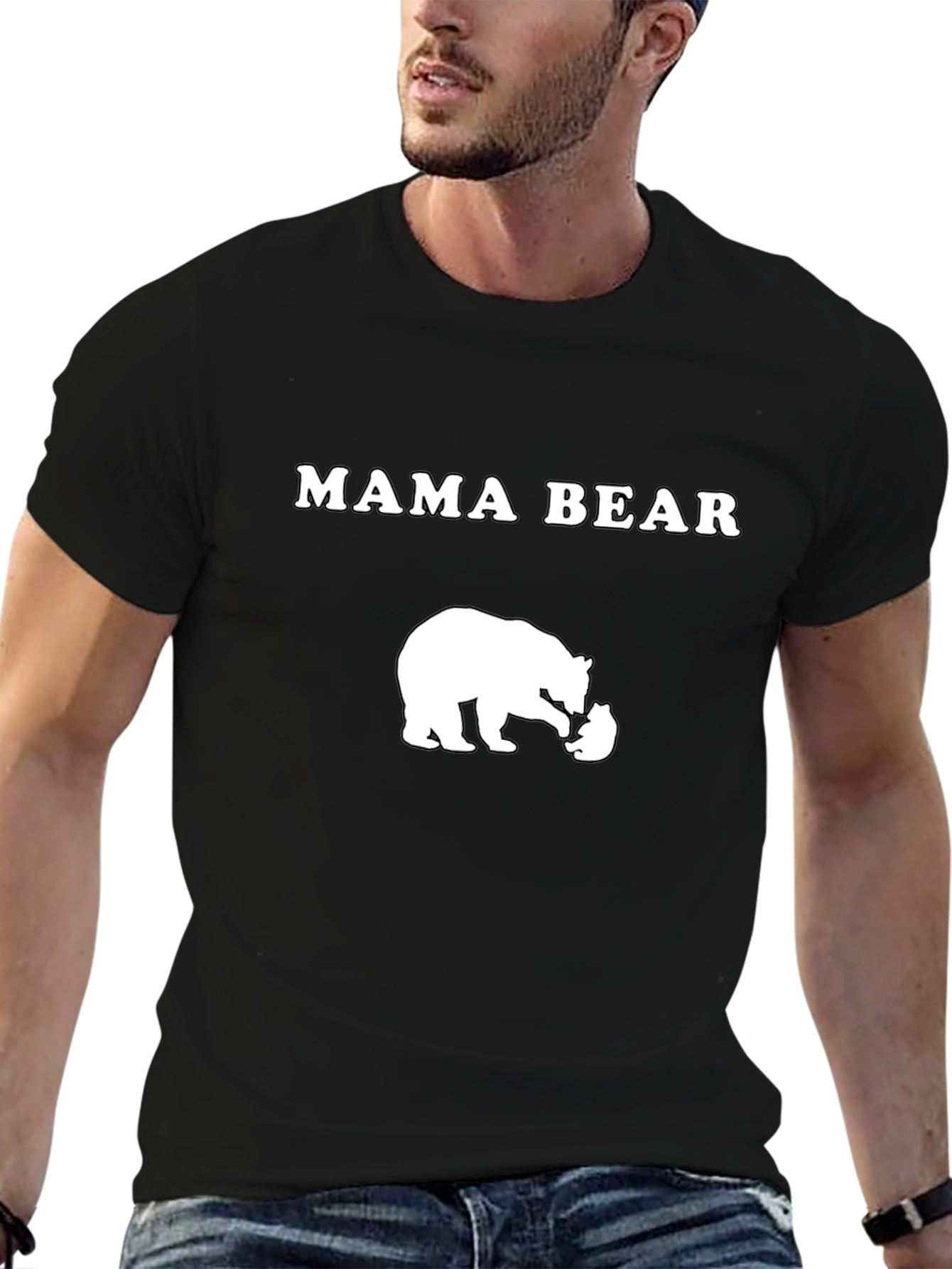 Mama Bear Graphic Tee - Cute Bear T-Shirt