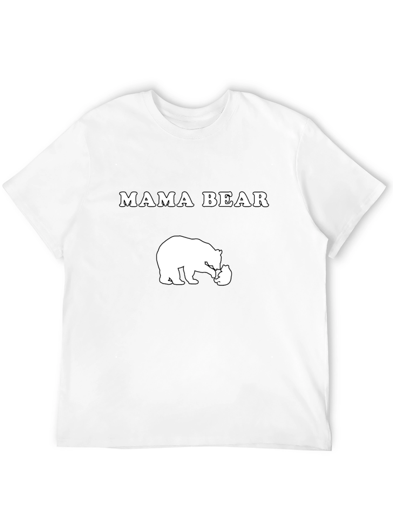 Mama Bear Graphic Tee - Cute Bear T-Shirt