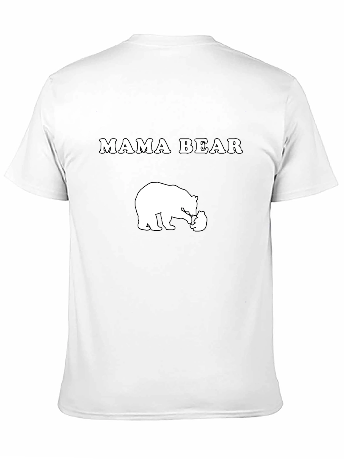 Mama Bear Graphic Tee - Cute Bear T-Shirt