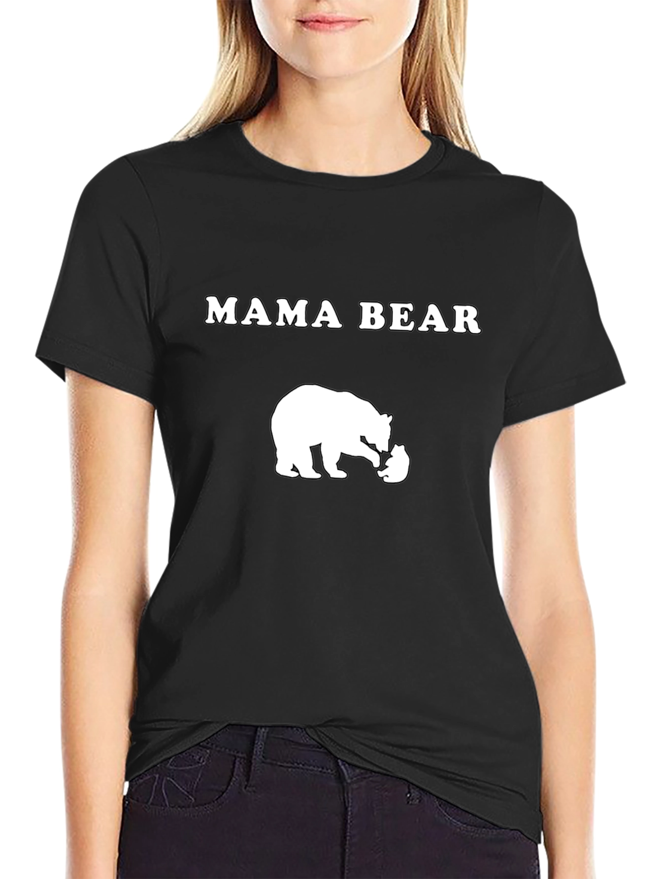 Mama Bear Graphic Tee - Cute Bear T-Shirt