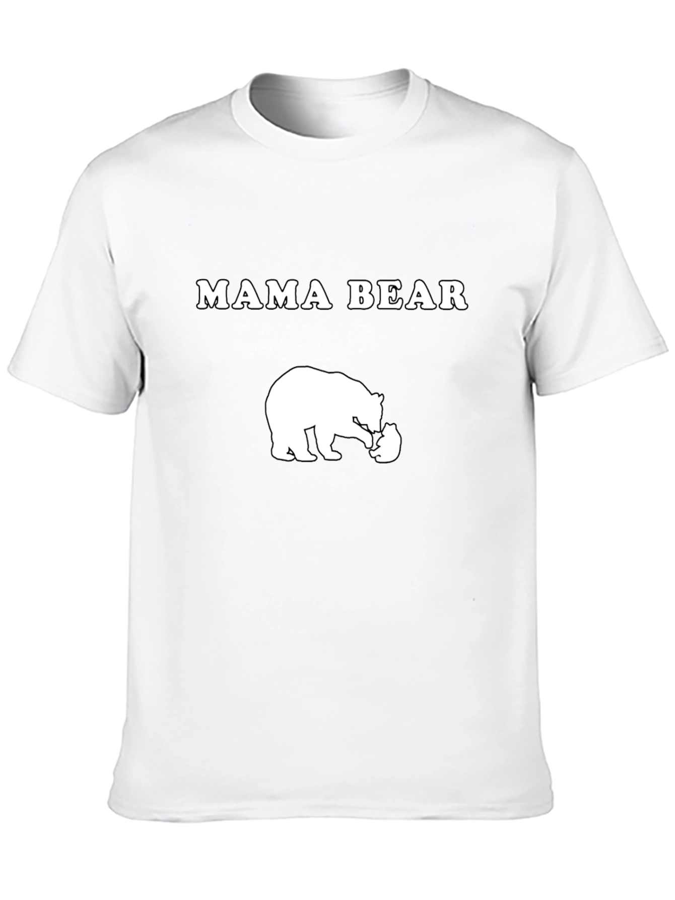 Mama Bear Graphic Tee - Cute Bear T-Shirt