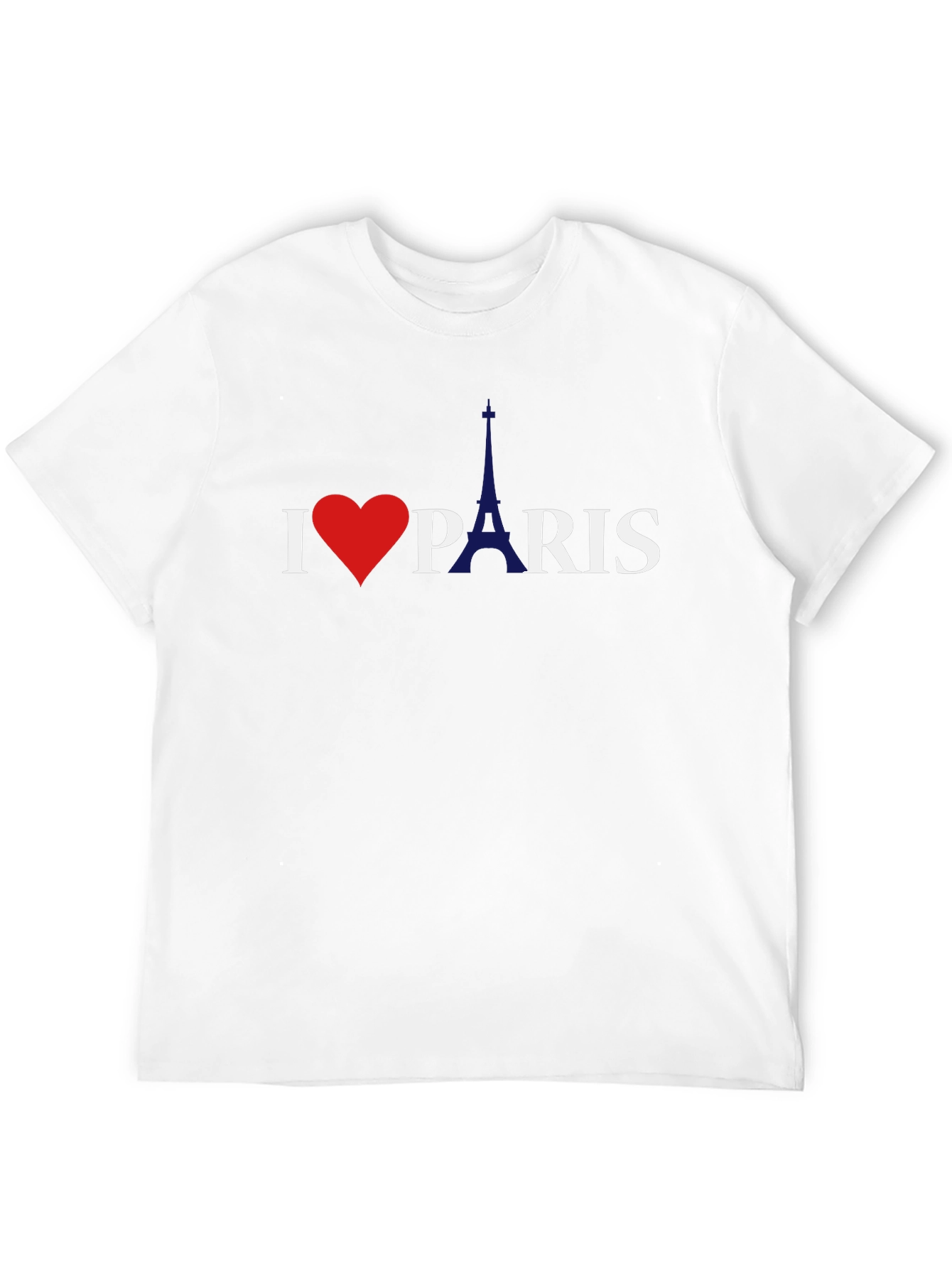 I Love Paris Graphic Tee - Classic Black