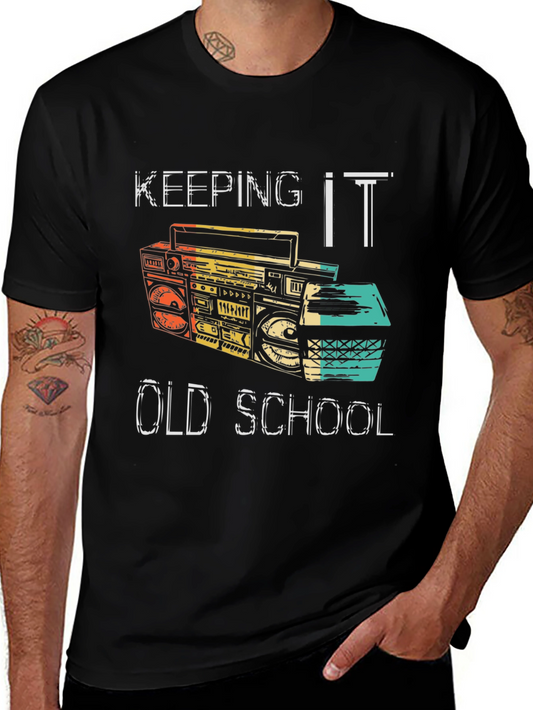 Retro Boombox T-Shirt - Keeping It Old School