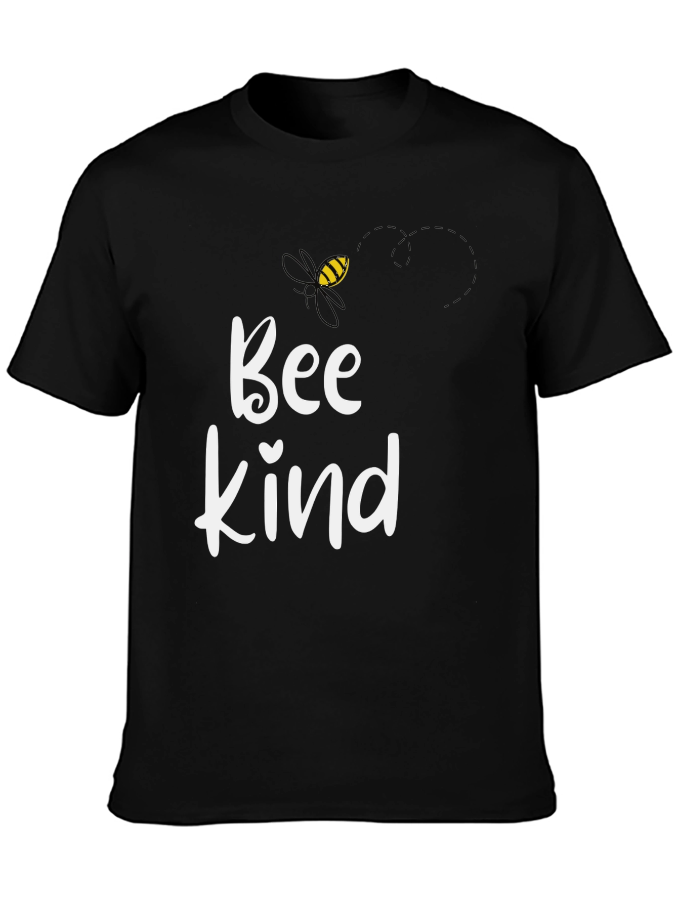Bee Kind Black T-Shirt - Motivational Graphic Tee