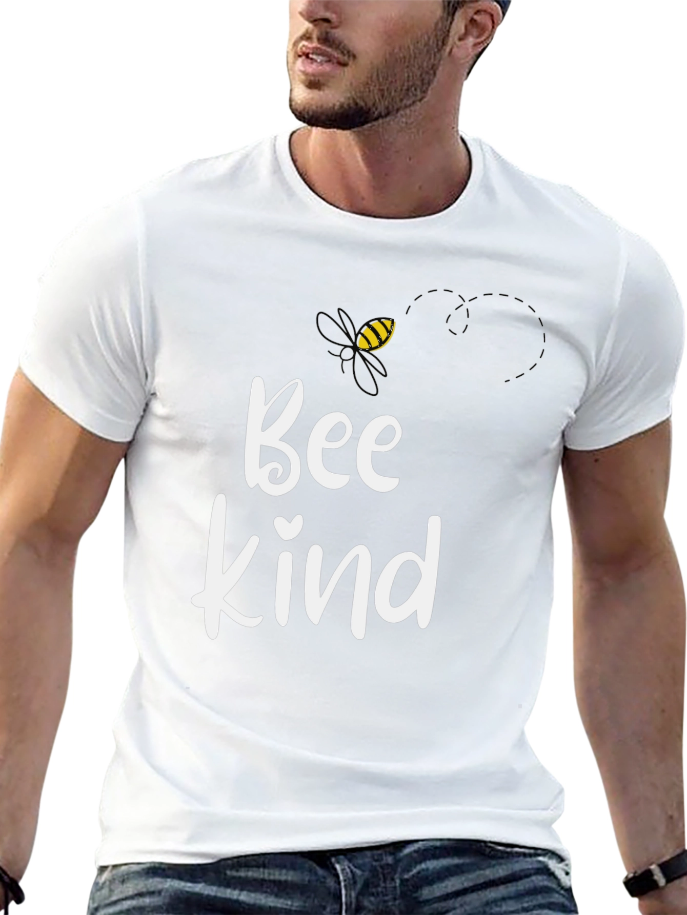Bee Kind Black T-Shirt - Motivational Graphic Tee