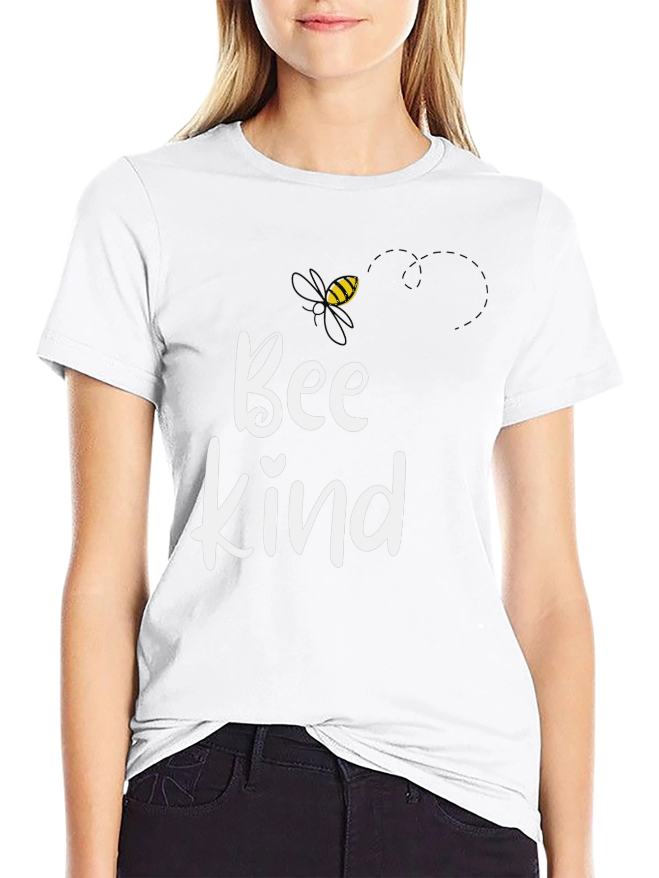 Bee Kind Black T-Shirt - Motivational Graphic Tee