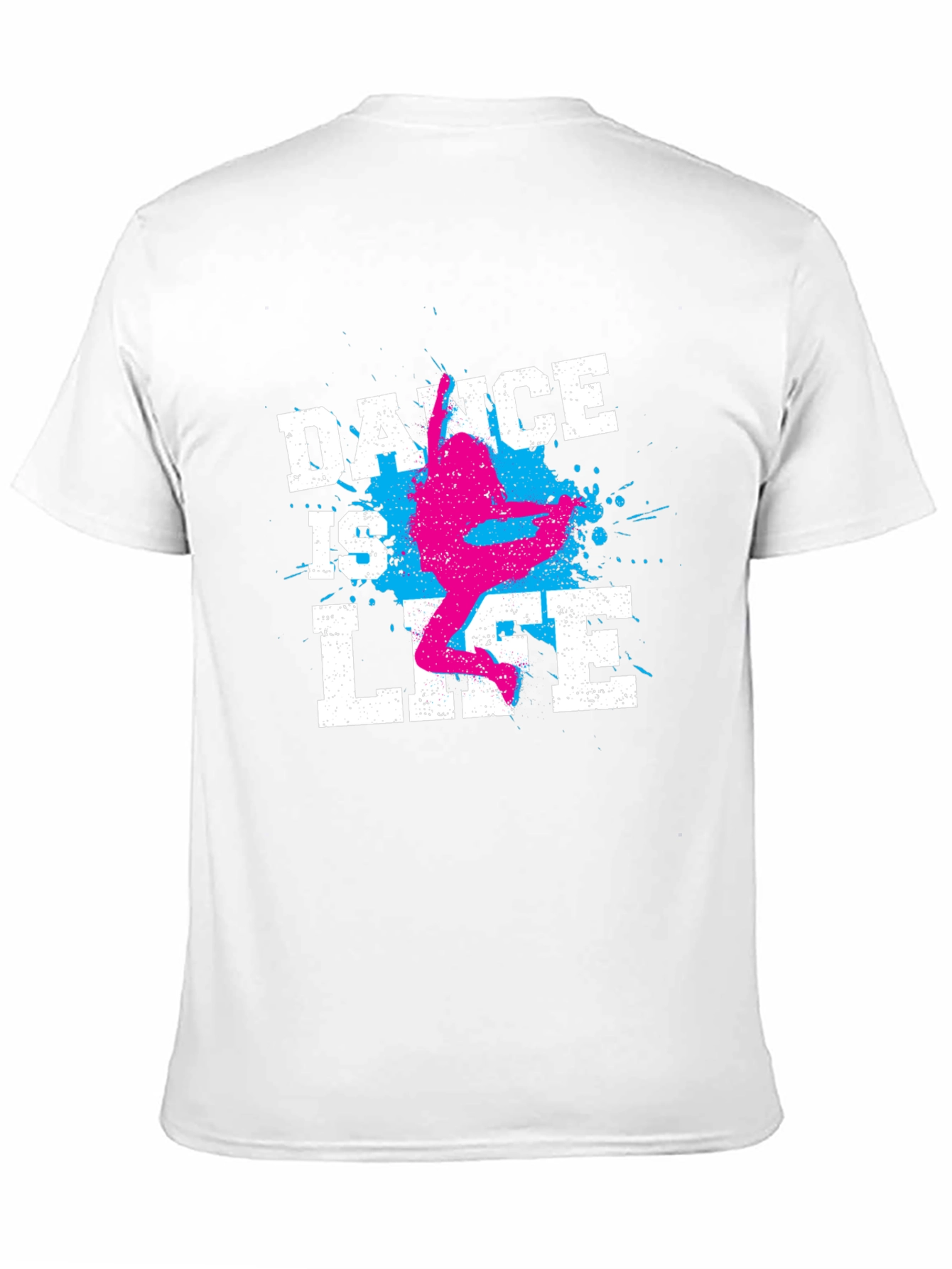 Dance Is Life Graphic Tee - Black Cotton T-Shirt