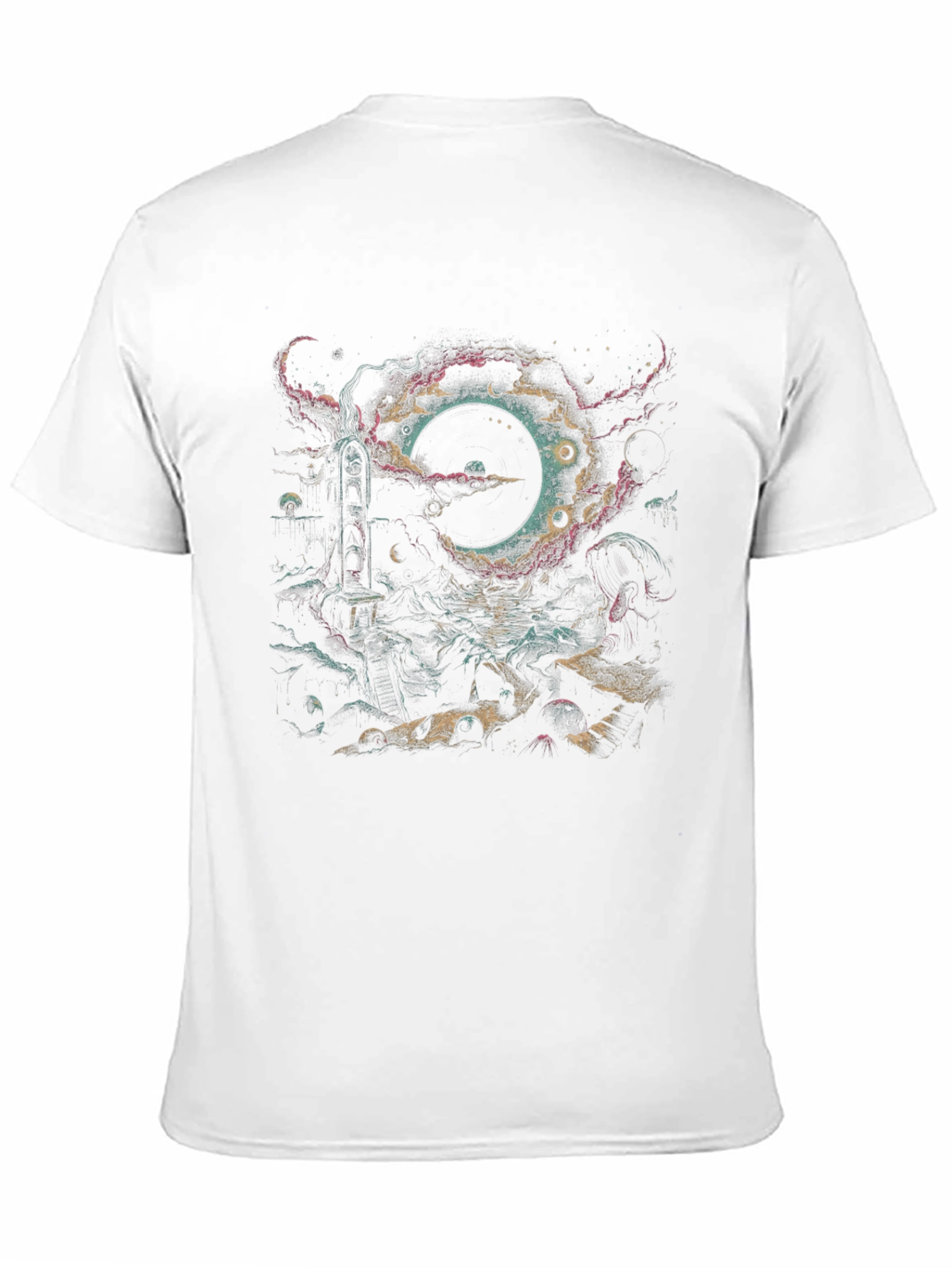 Cosmic Eclipse Graphic Tee - Stylish Black T-Shirt