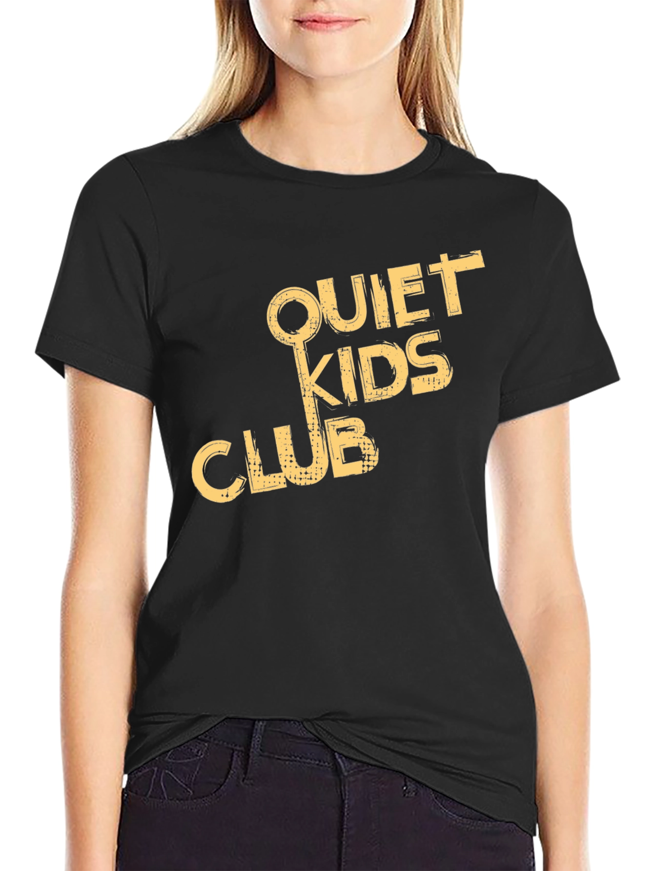 Quiet Kids Club T-Shirt - Black