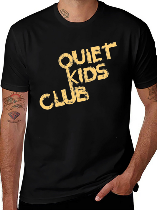 Quiet Kids Club T-Shirt - Black