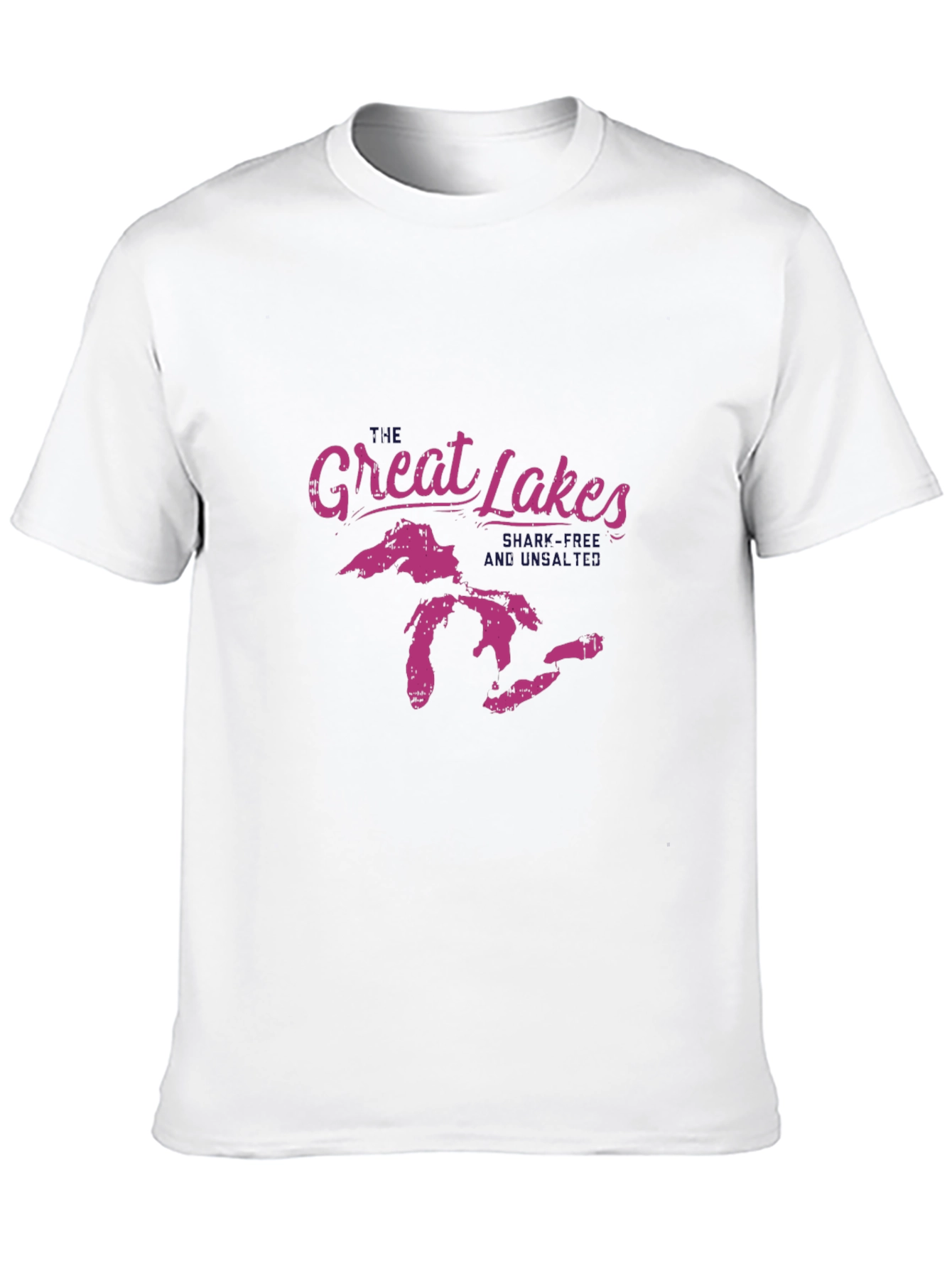 Great Lakes Graphic Print Black T-Shirt