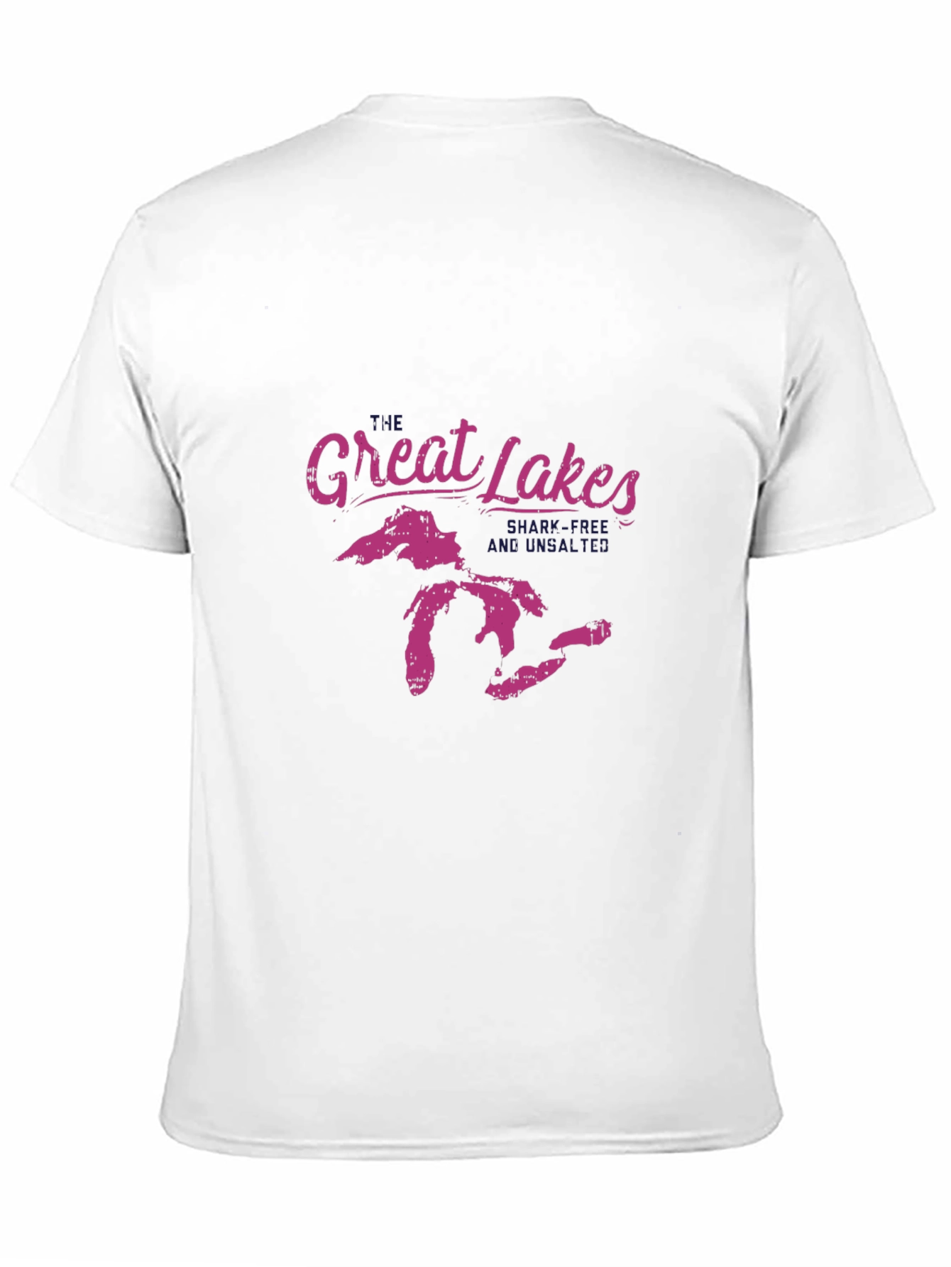 Great Lakes Graphic Print Black T-Shirt