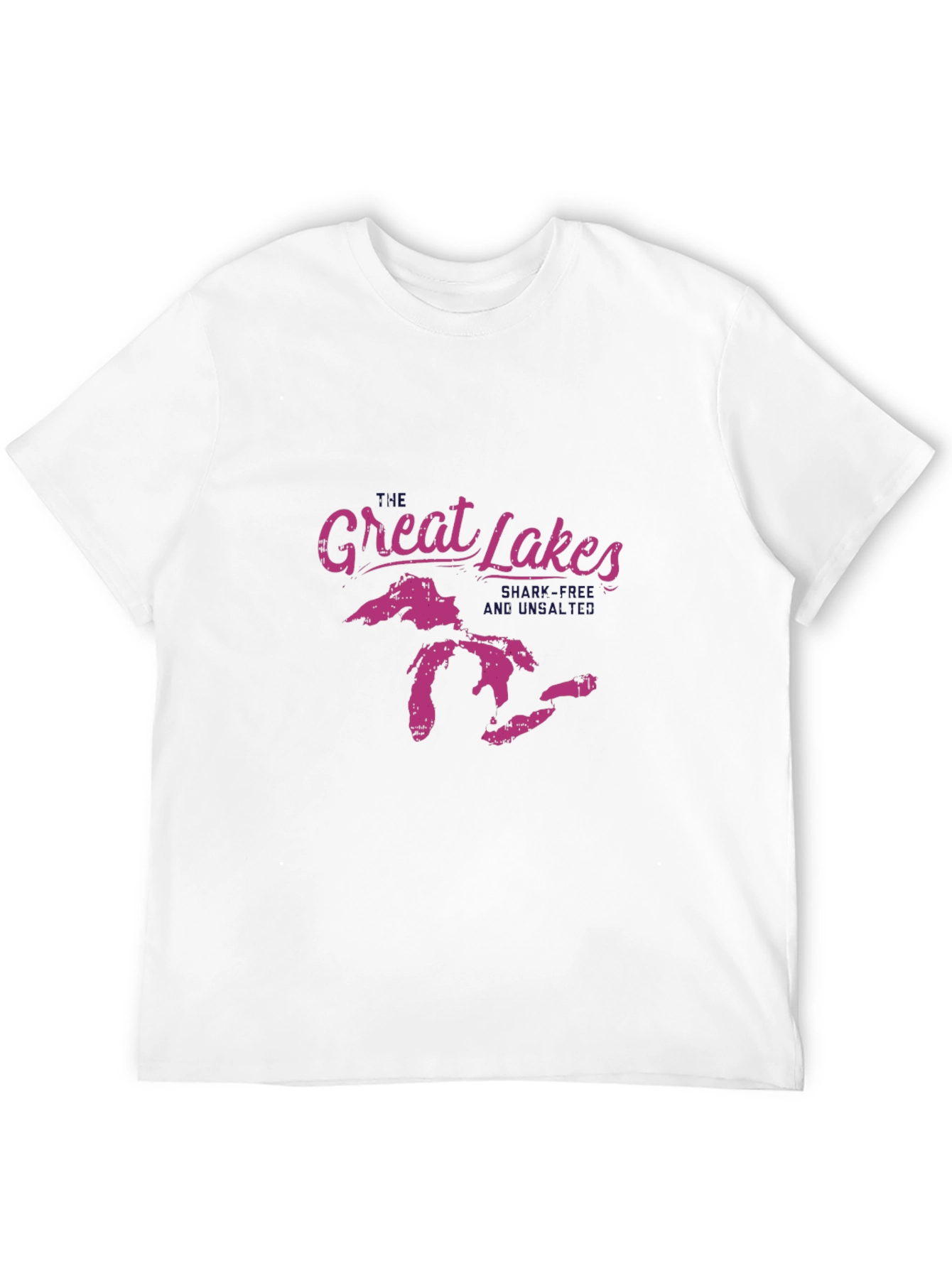 Great Lakes Graphic Print Black T-Shirt