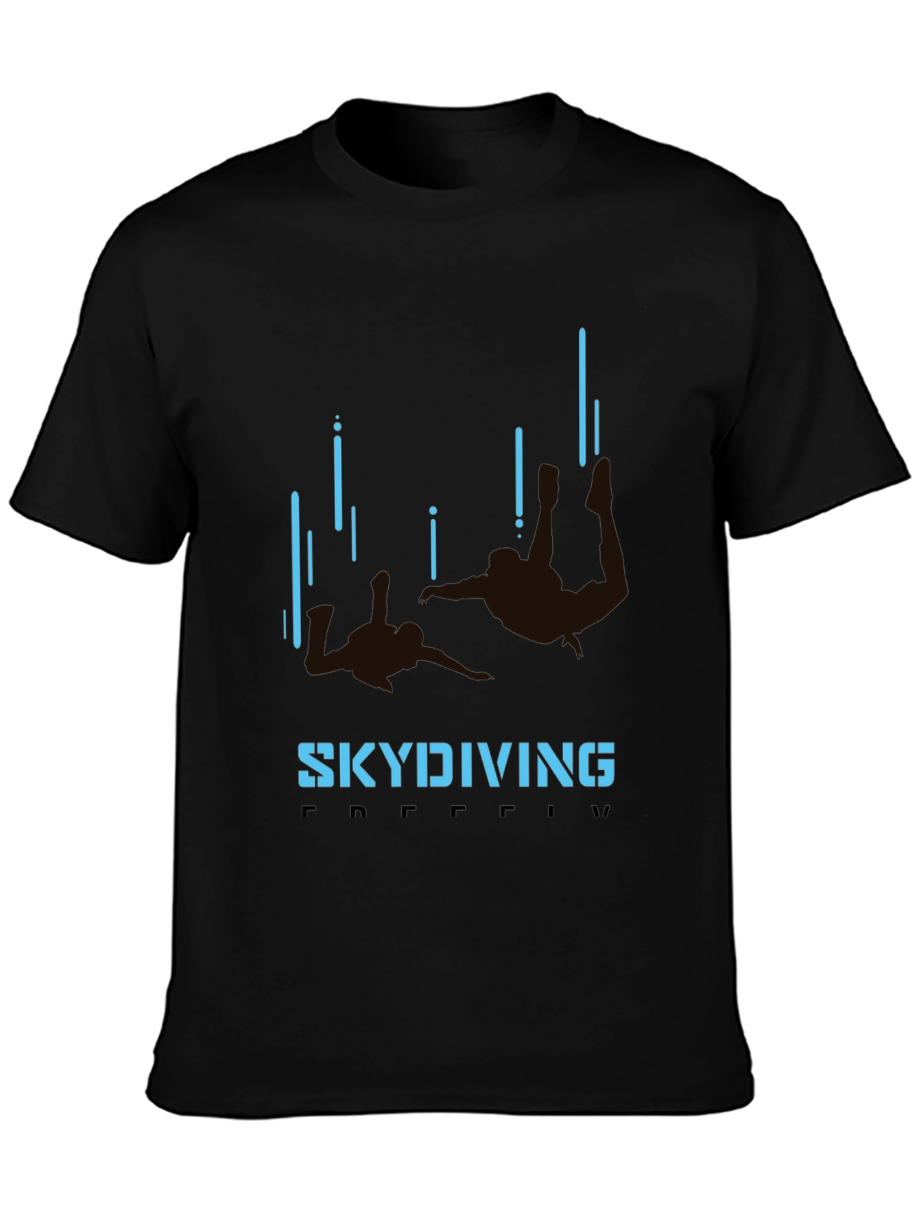 Skydiving Freefall Graphic Tee
