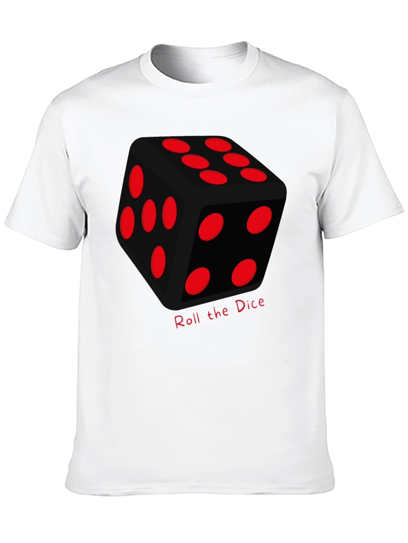 Roll the Dice Graphic Tee - Lucky Black T-Shirt