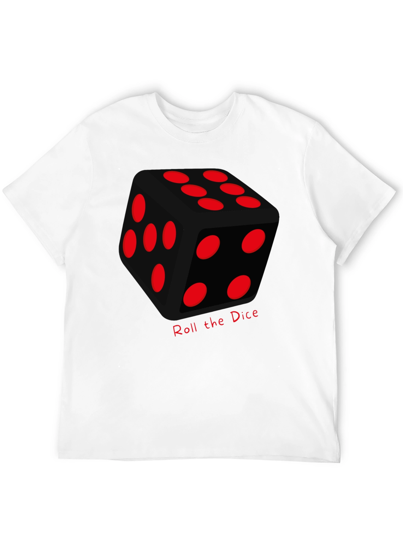 Roll the Dice Graphic Tee - Lucky Black T-Shirt
