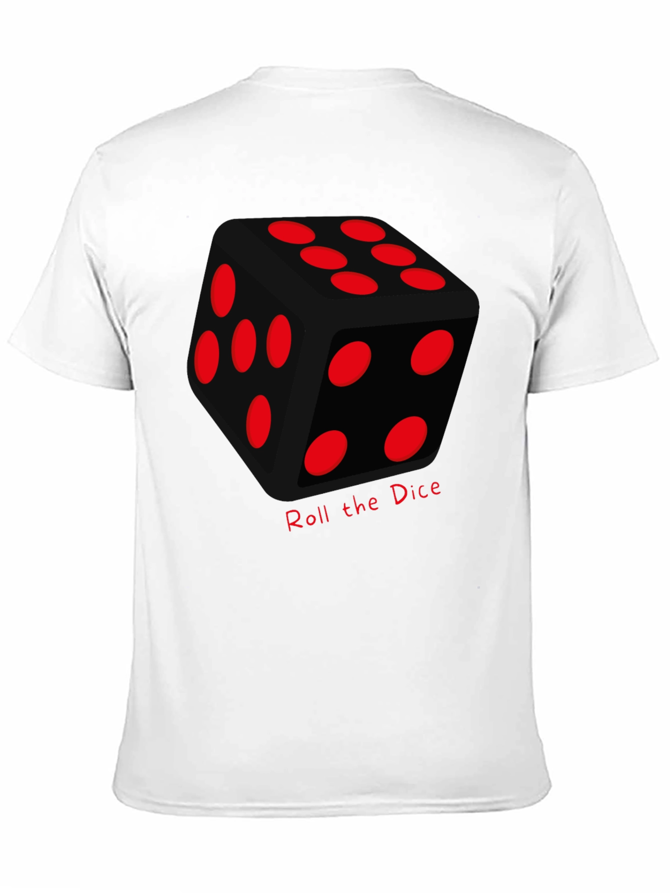 Roll the Dice Graphic Tee - Lucky Black T-Shirt