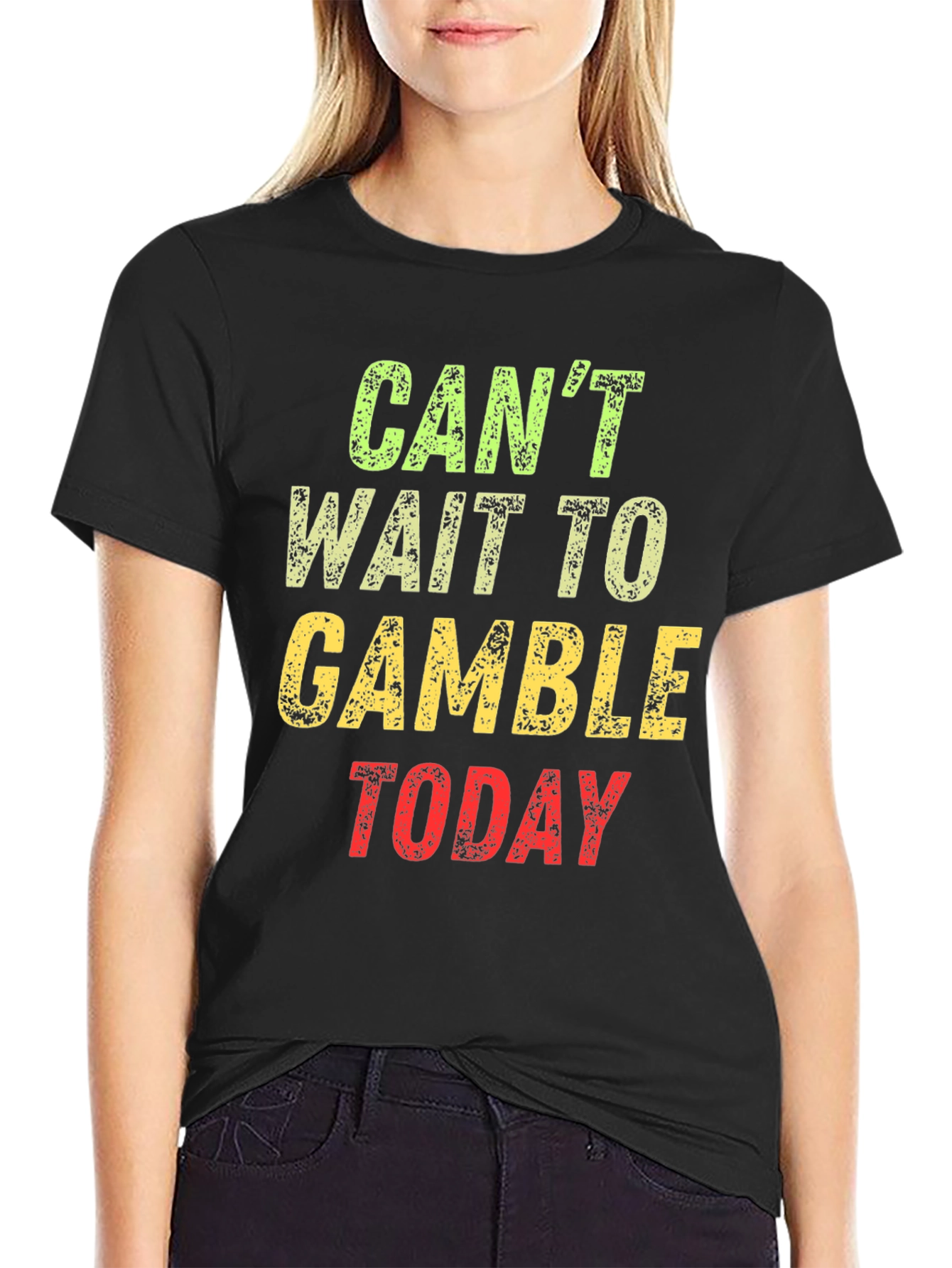 Cant Wait to Gamble Today Graphic T-Shirt