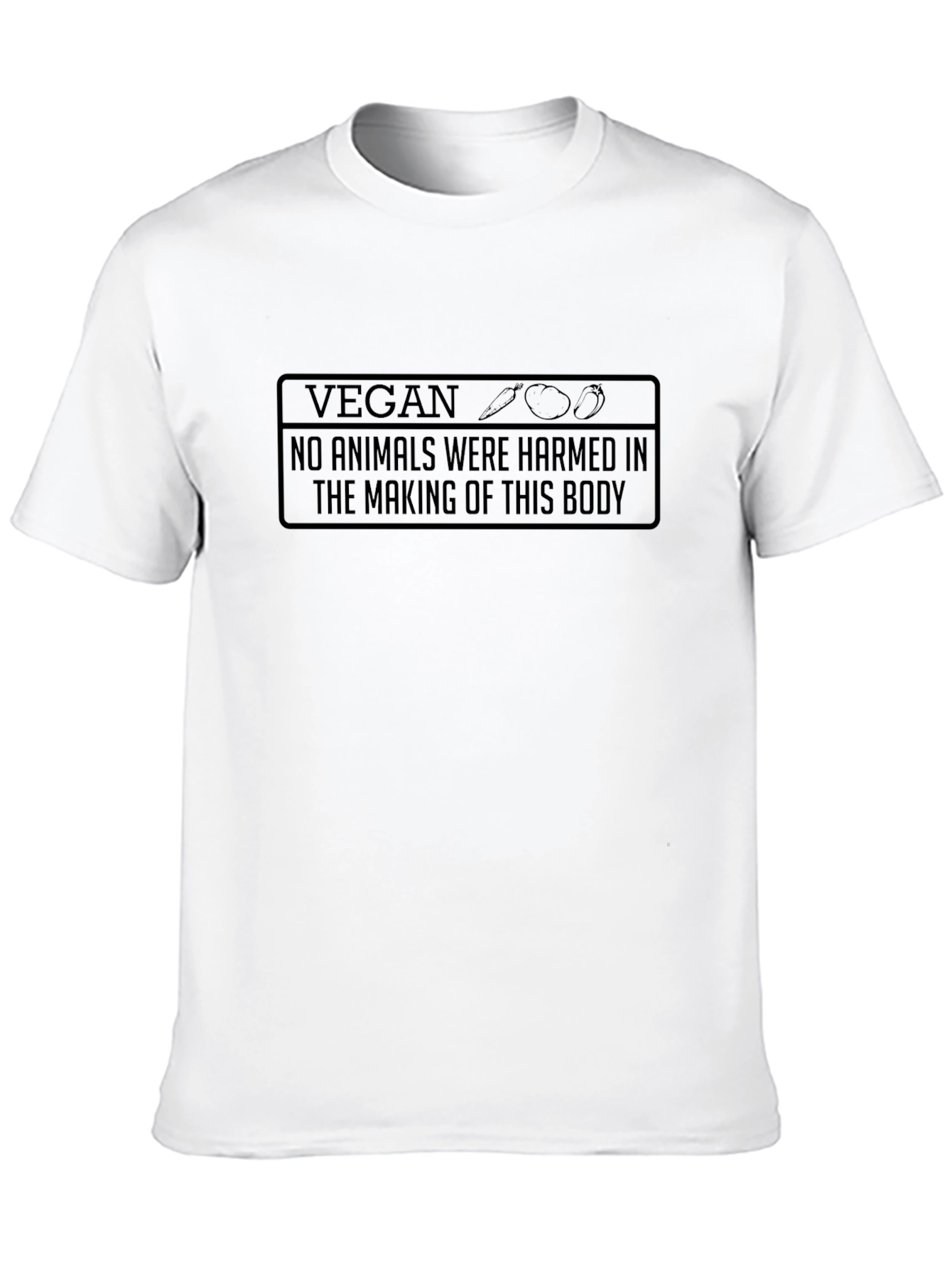 Vegan No Animals Harmed T-Shirt