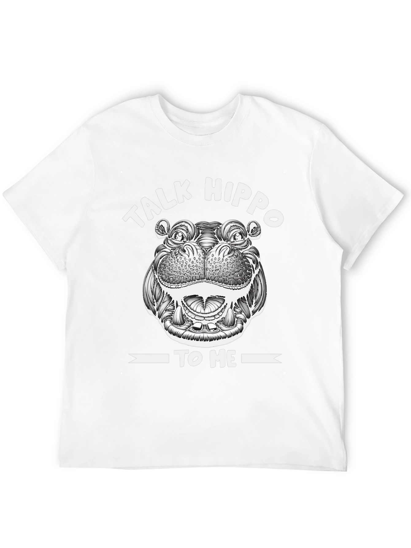 Talk Hippo To Me Graphic T-Shirt