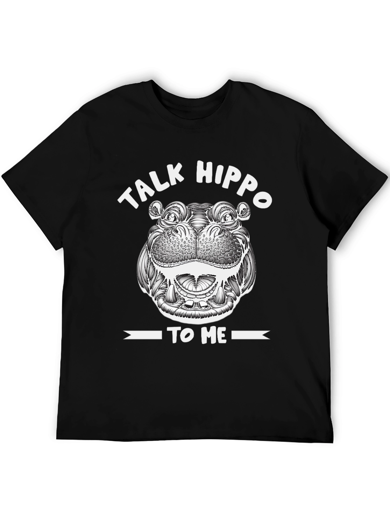 Talk Hippo To Me Graphic T-Shirt
