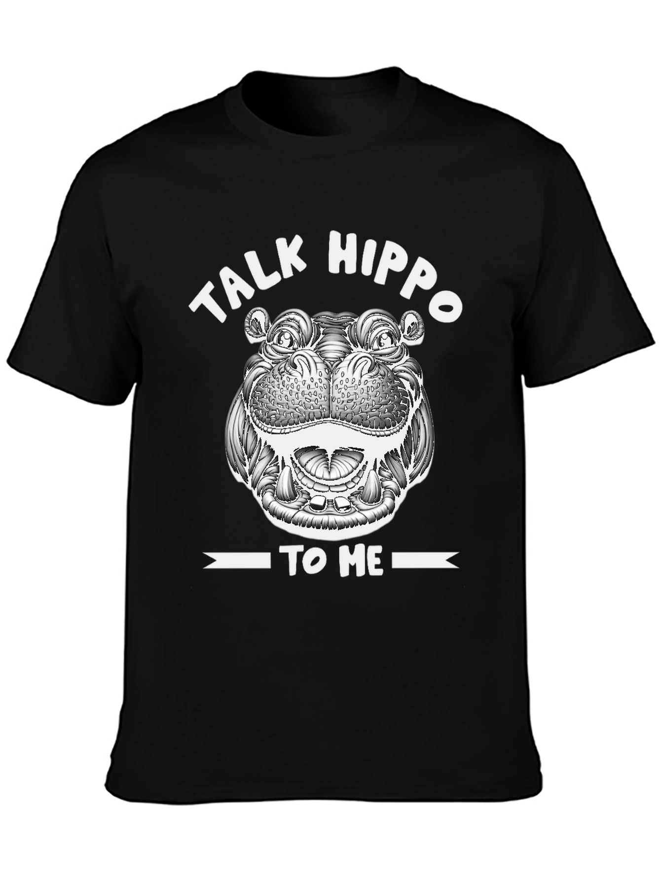 Talk Hippo To Me Graphic T-Shirt