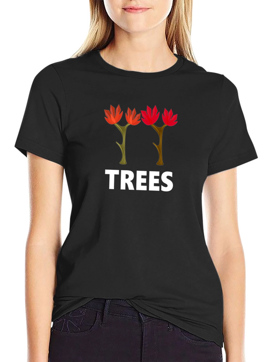 Trees Graphic Tee - Nature Lovers Shirt