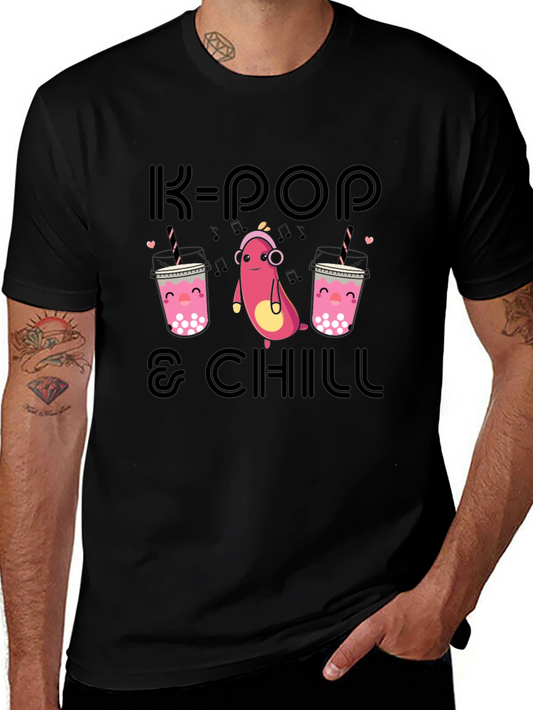 K-Pop & Chill Graphic T-Shirt