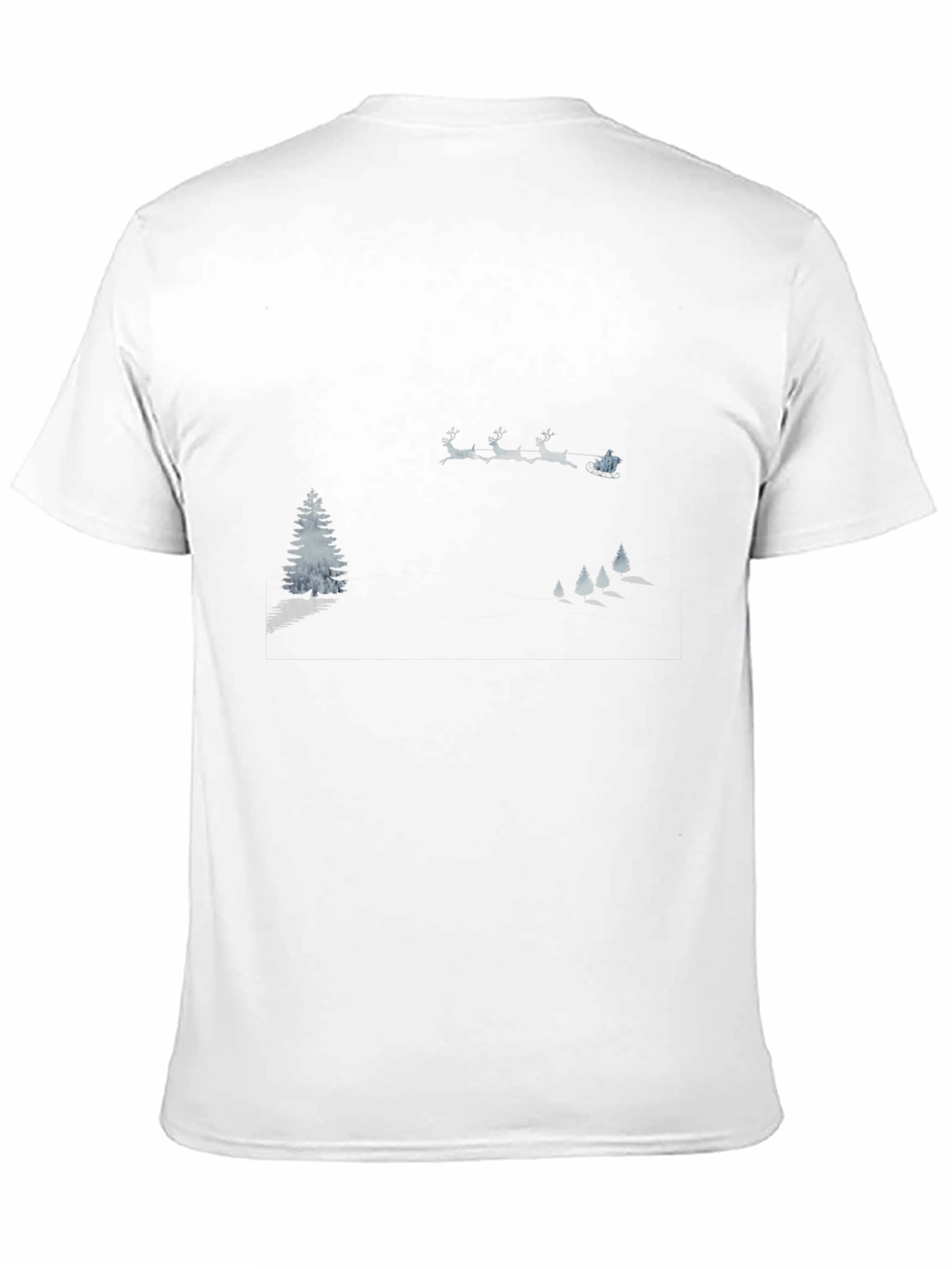 Winter Scene Graphic Tee - Black
