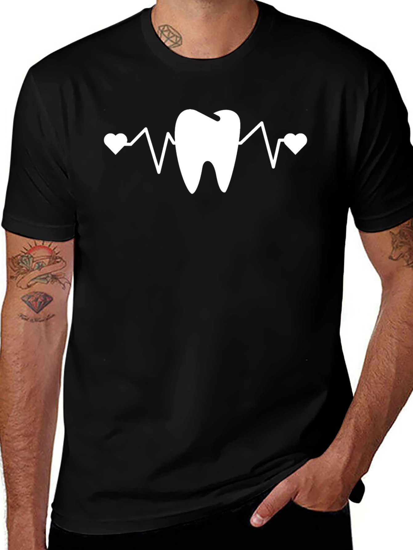 Dentist Heartbeat T-Shirt - Dental Love!