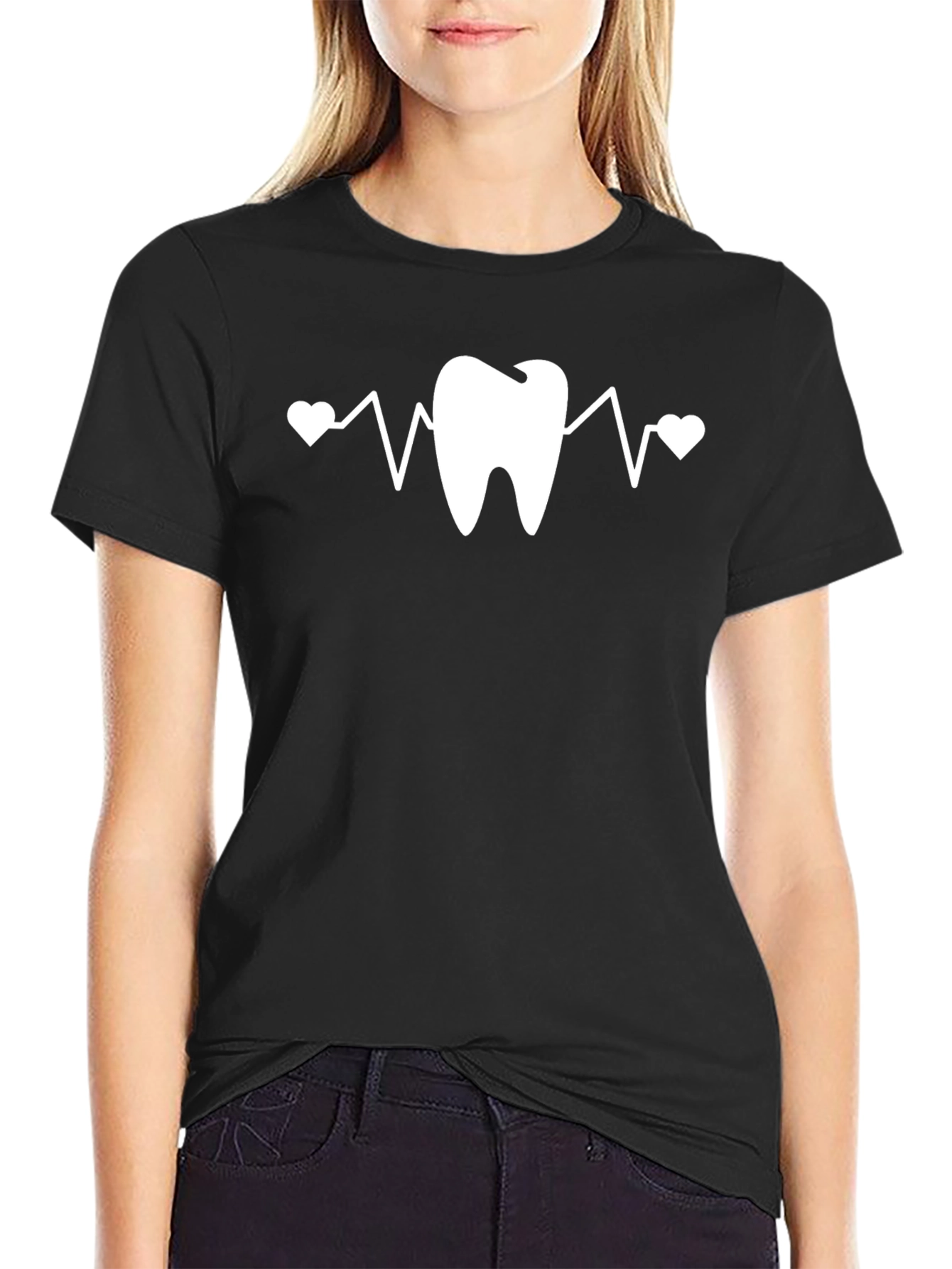 Dentist Heartbeat T-Shirt - Dental Love!