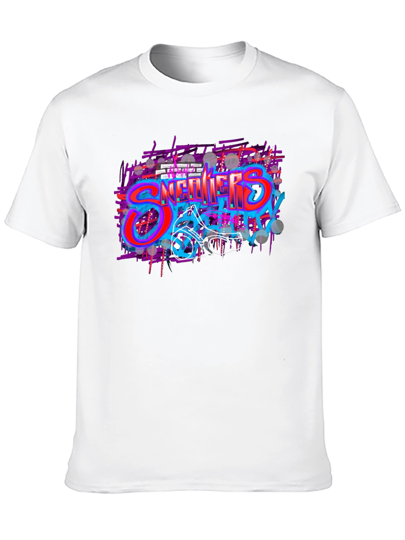 Sneakers Graffiti T-Shirt - Urban Style