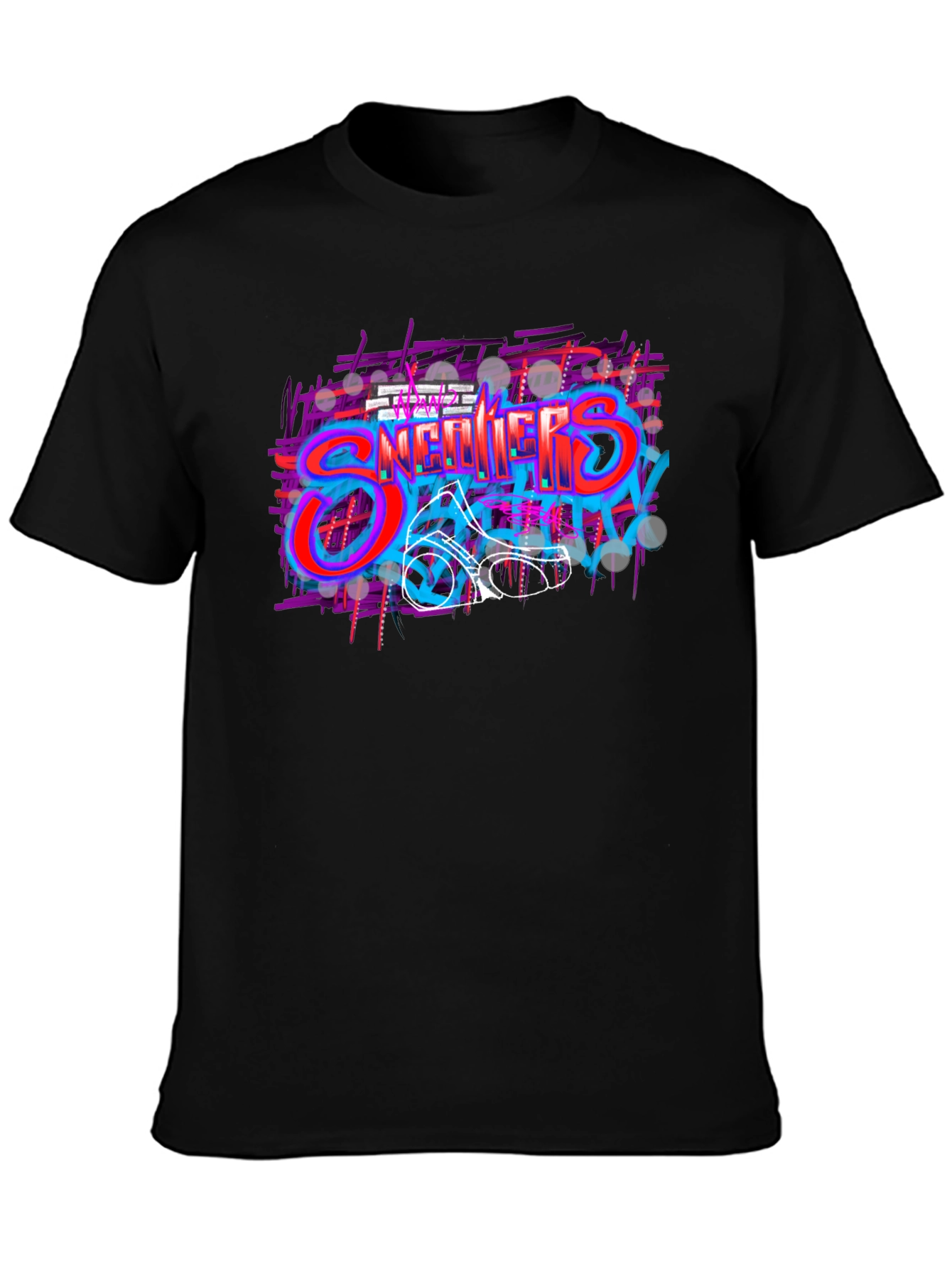 Sneakers Graffiti T-Shirt - Urban Style