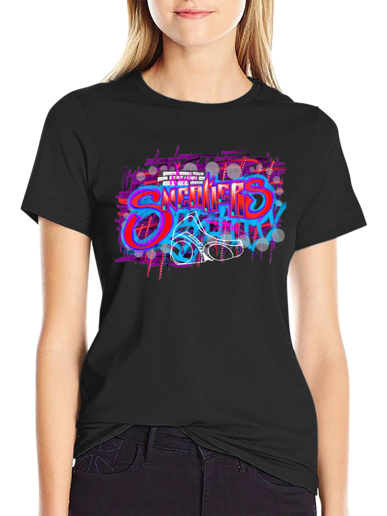 Sneakers Graffiti T-Shirt - Urban Style