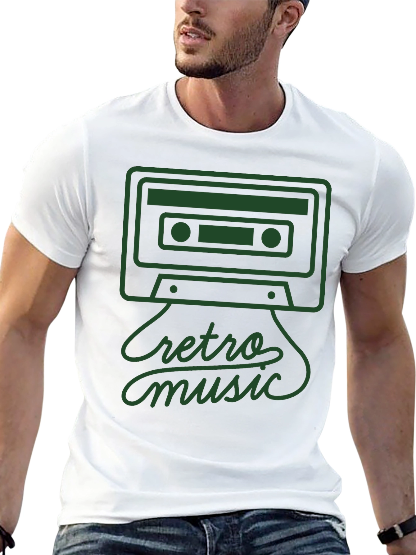 Retro Music Cassette Tape Graphic Tee