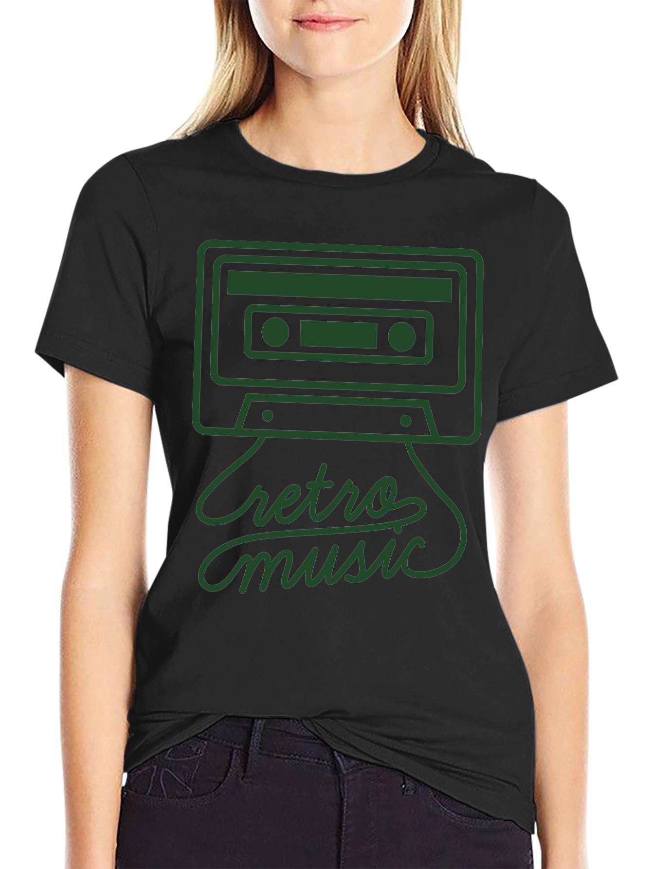 Retro Music Cassette Tape Graphic Tee