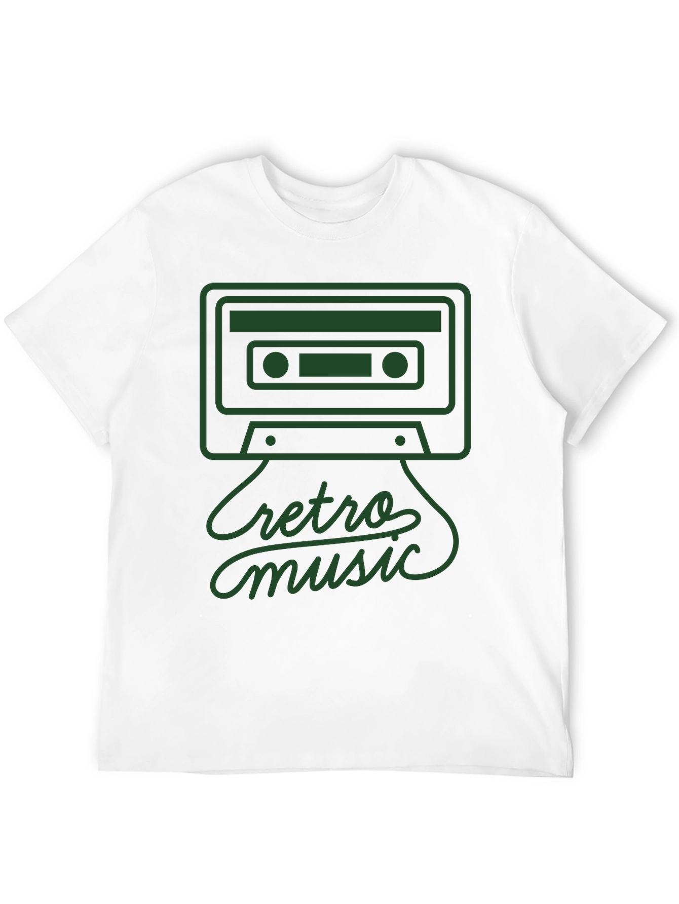 Retro Music Cassette Tape Graphic Tee