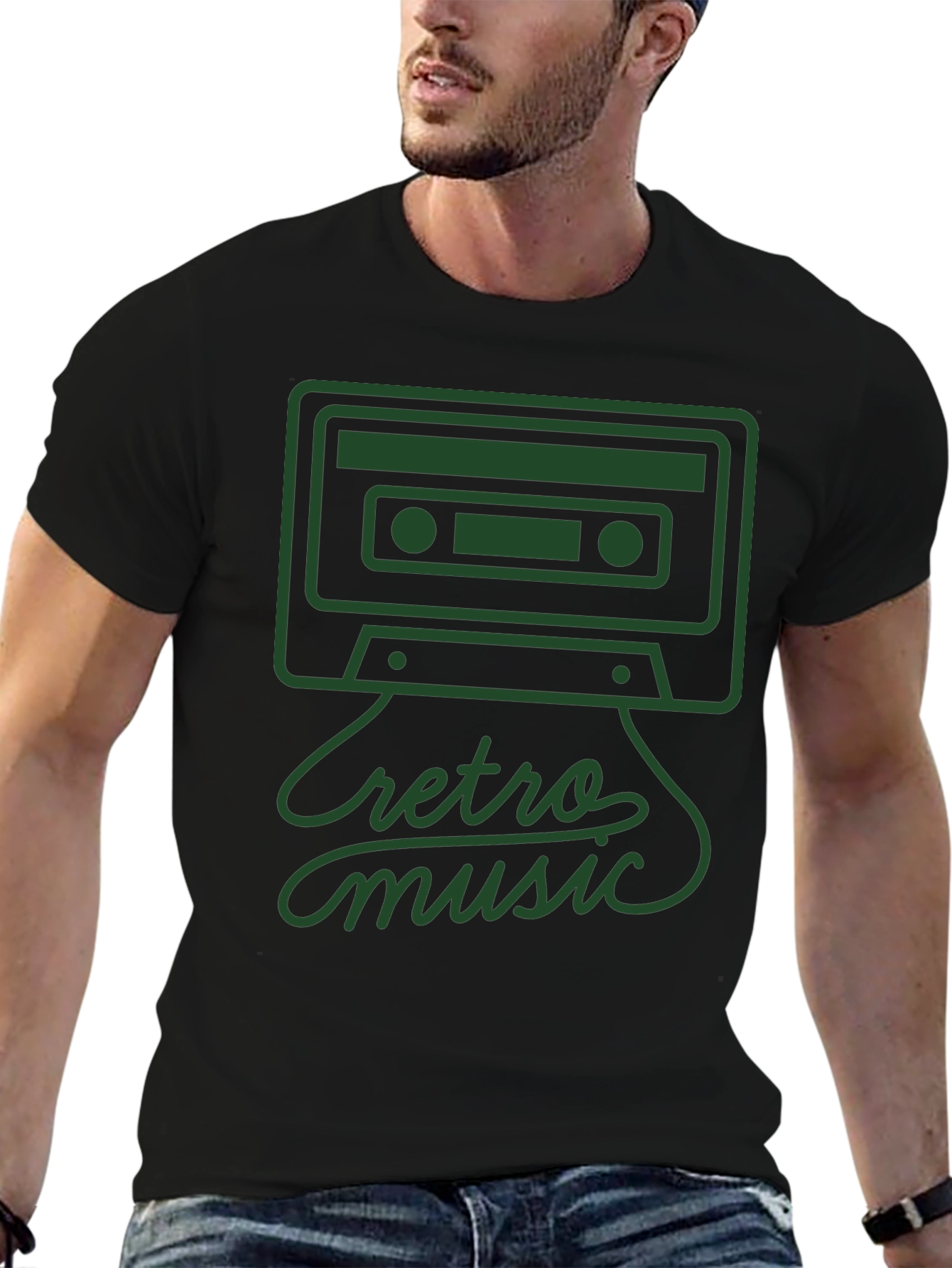 Retro Music Cassette Tape Graphic Tee