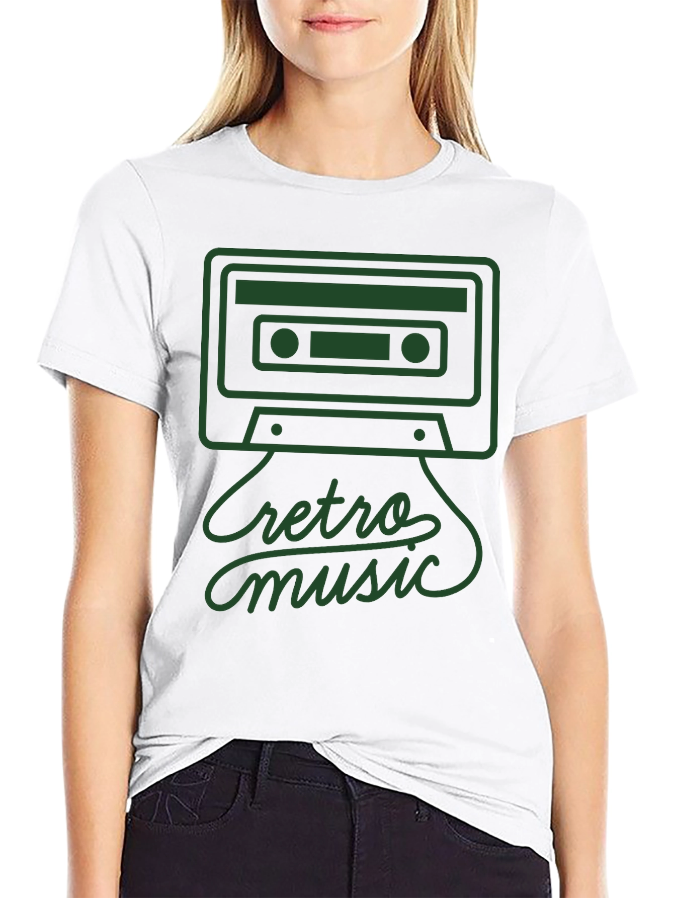 Retro Music Cassette Tape Graphic Tee
