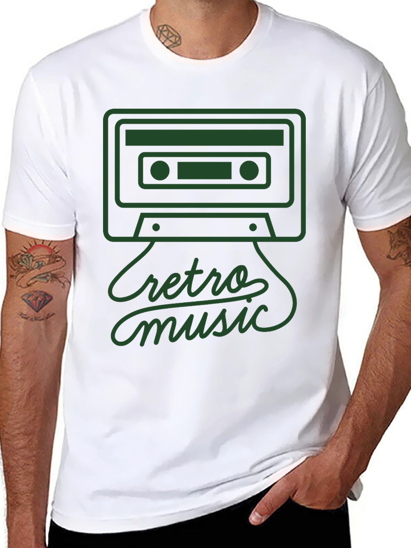 Retro Music Cassette Tape Graphic Tee