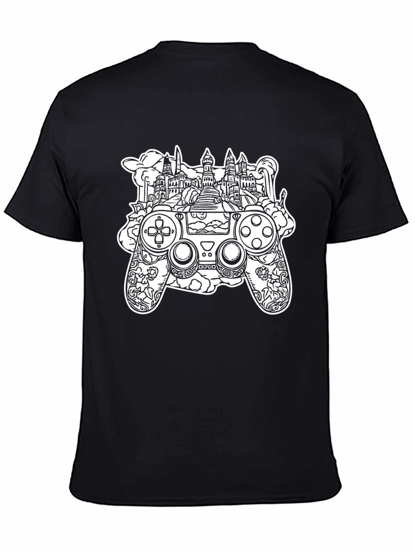 Gamer Kingdom Black T-Shirt