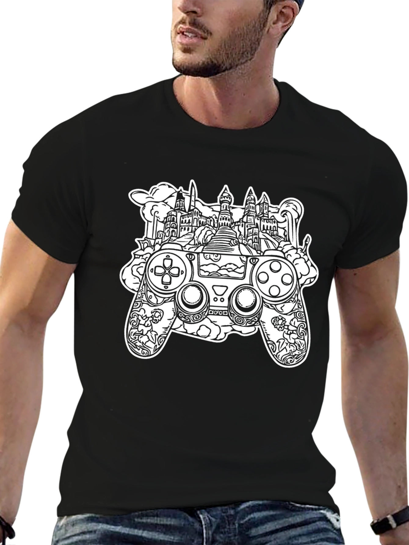 Gamer Kingdom Black T-Shirt