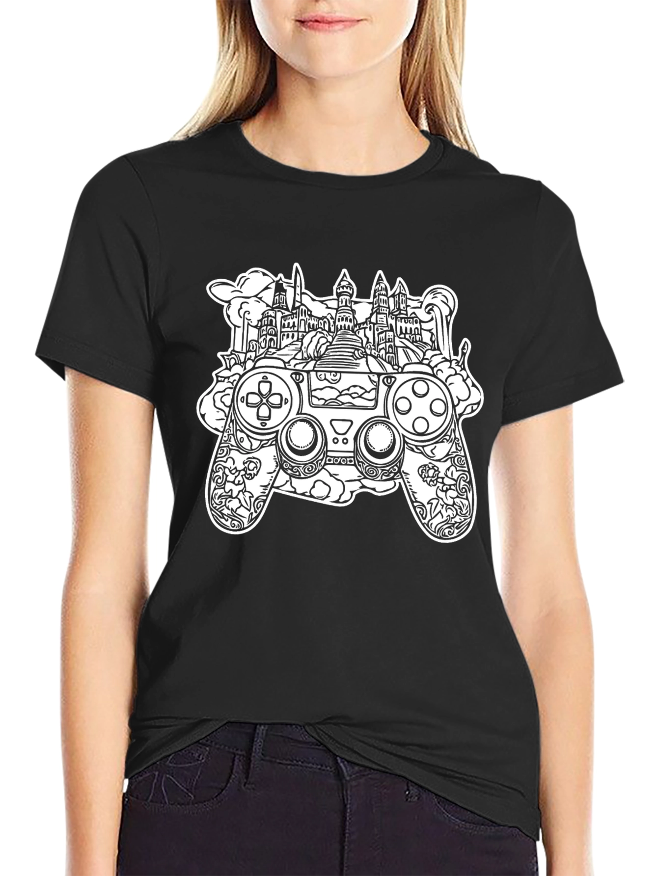 Gamer Kingdom Black T-Shirt