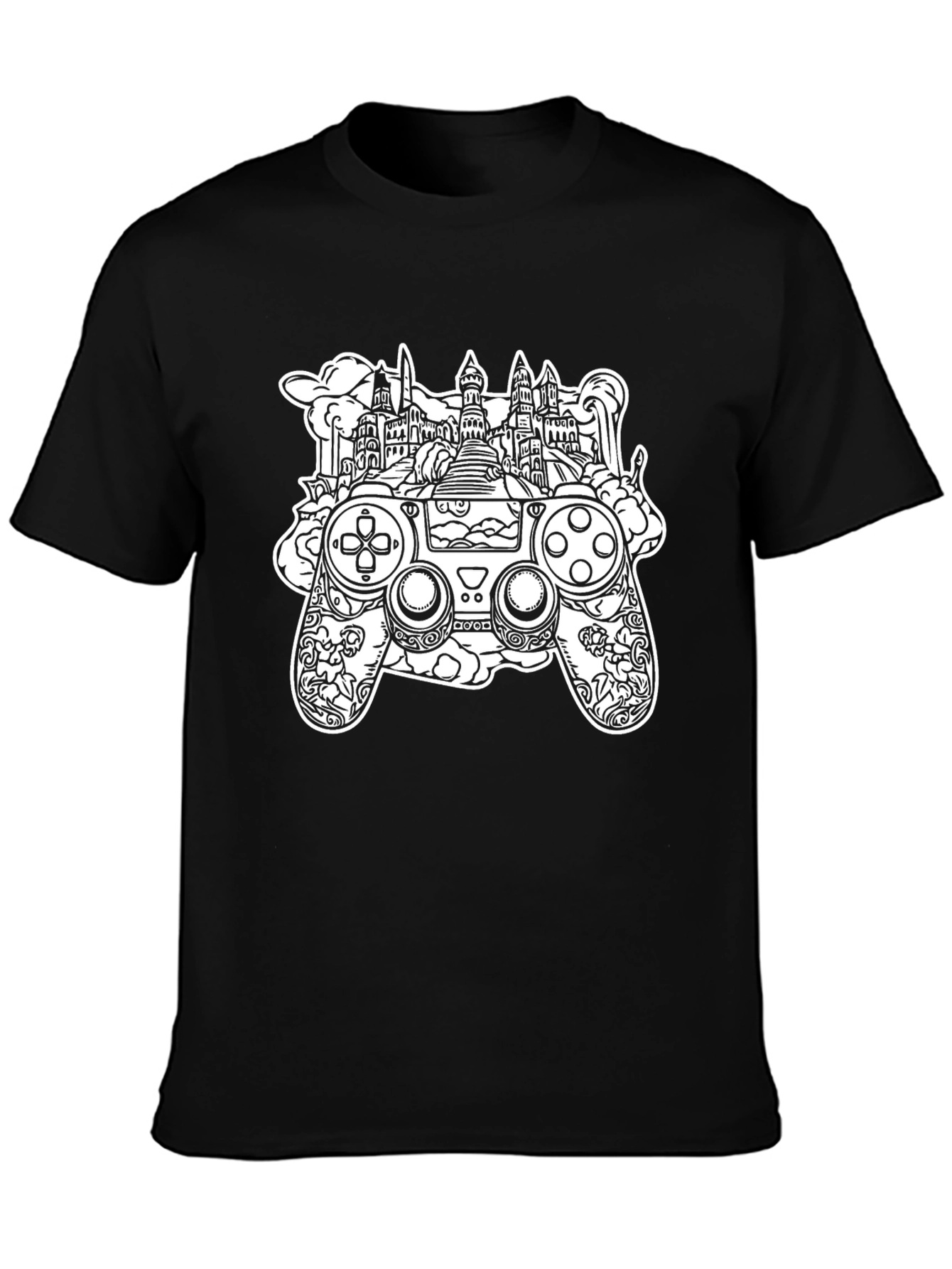 Gamer Kingdom Black T-Shirt