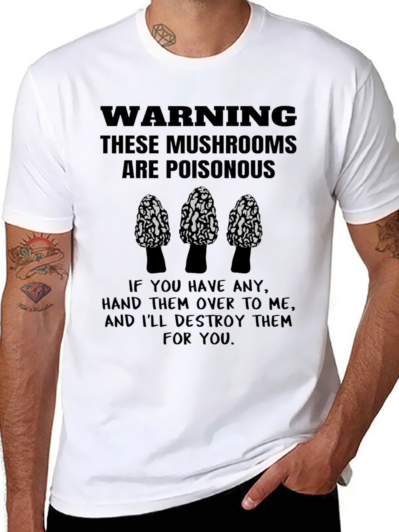 Poisonous Mushroom Graphic T-Shirt