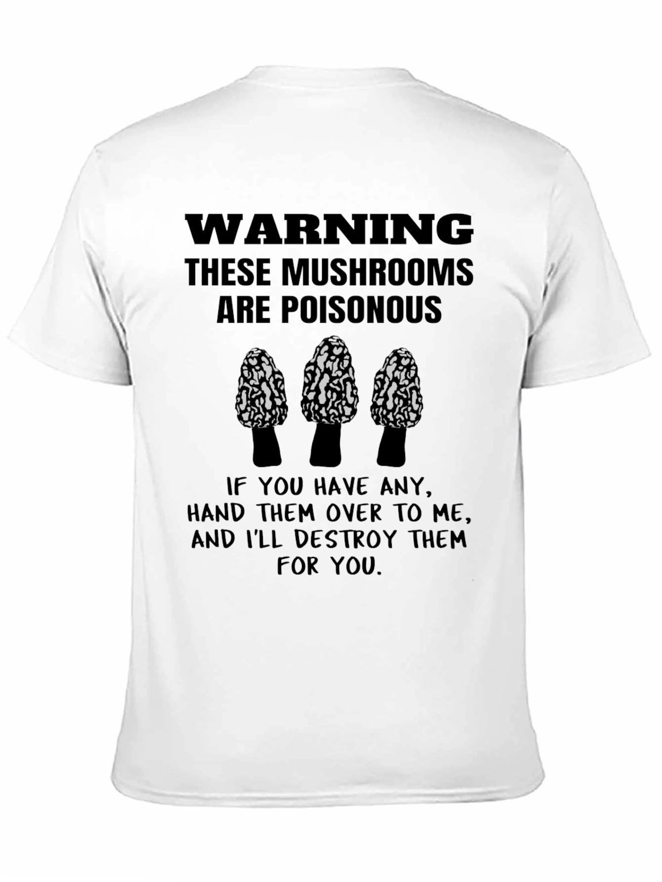 Poisonous Mushroom Graphic T-Shirt