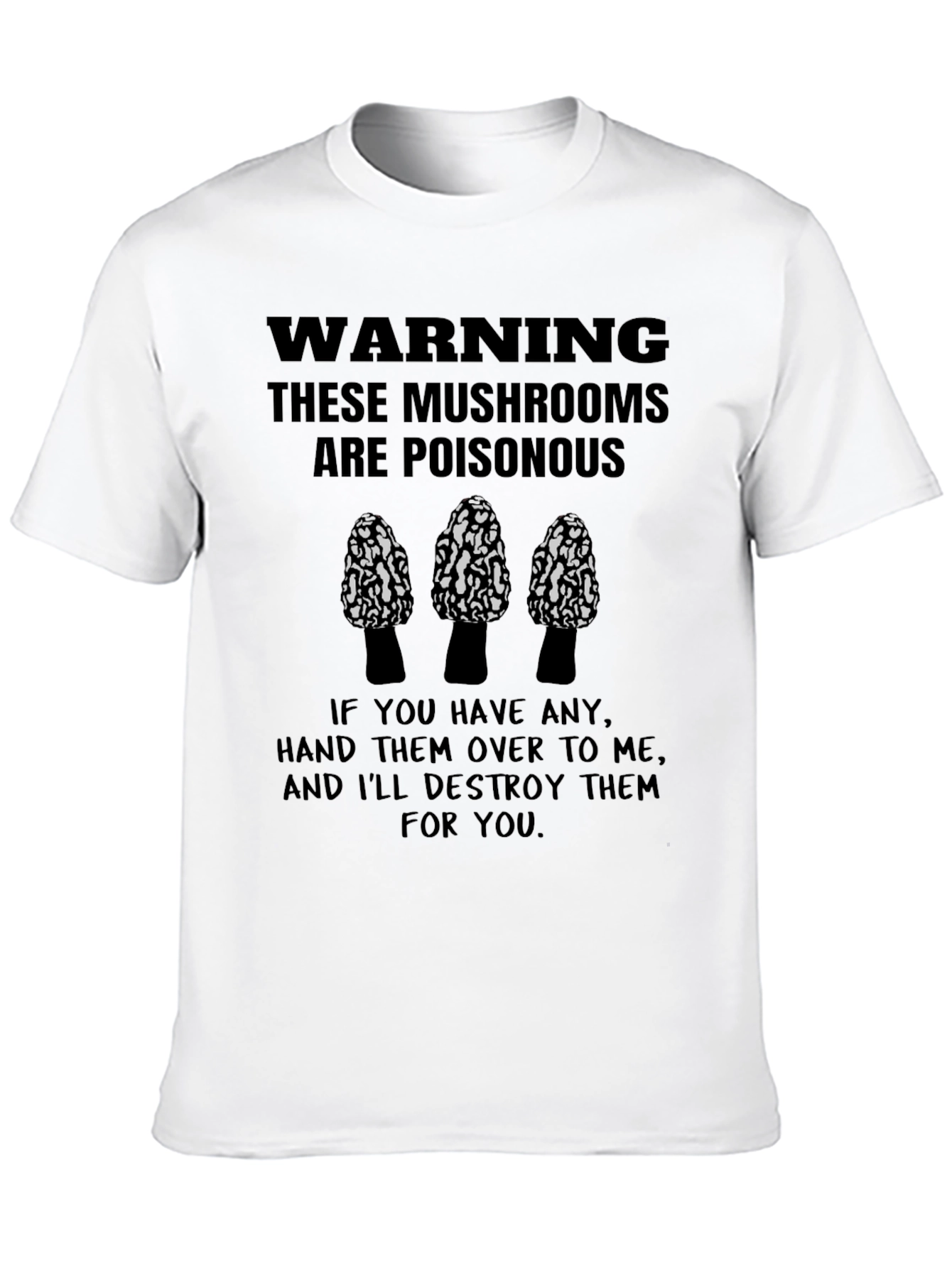 Poisonous Mushroom Graphic T-Shirt