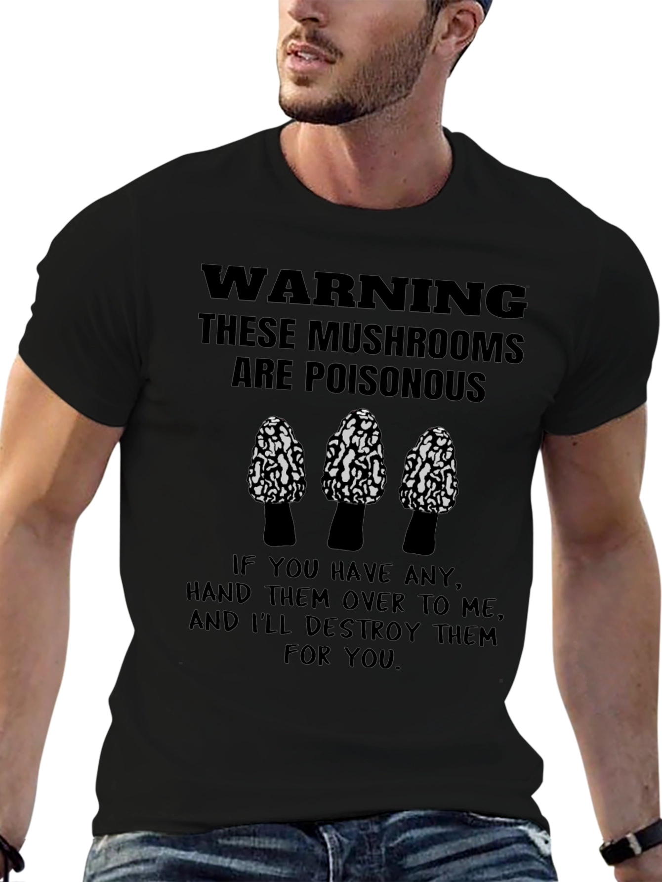 Poisonous Mushroom Graphic T-Shirt
