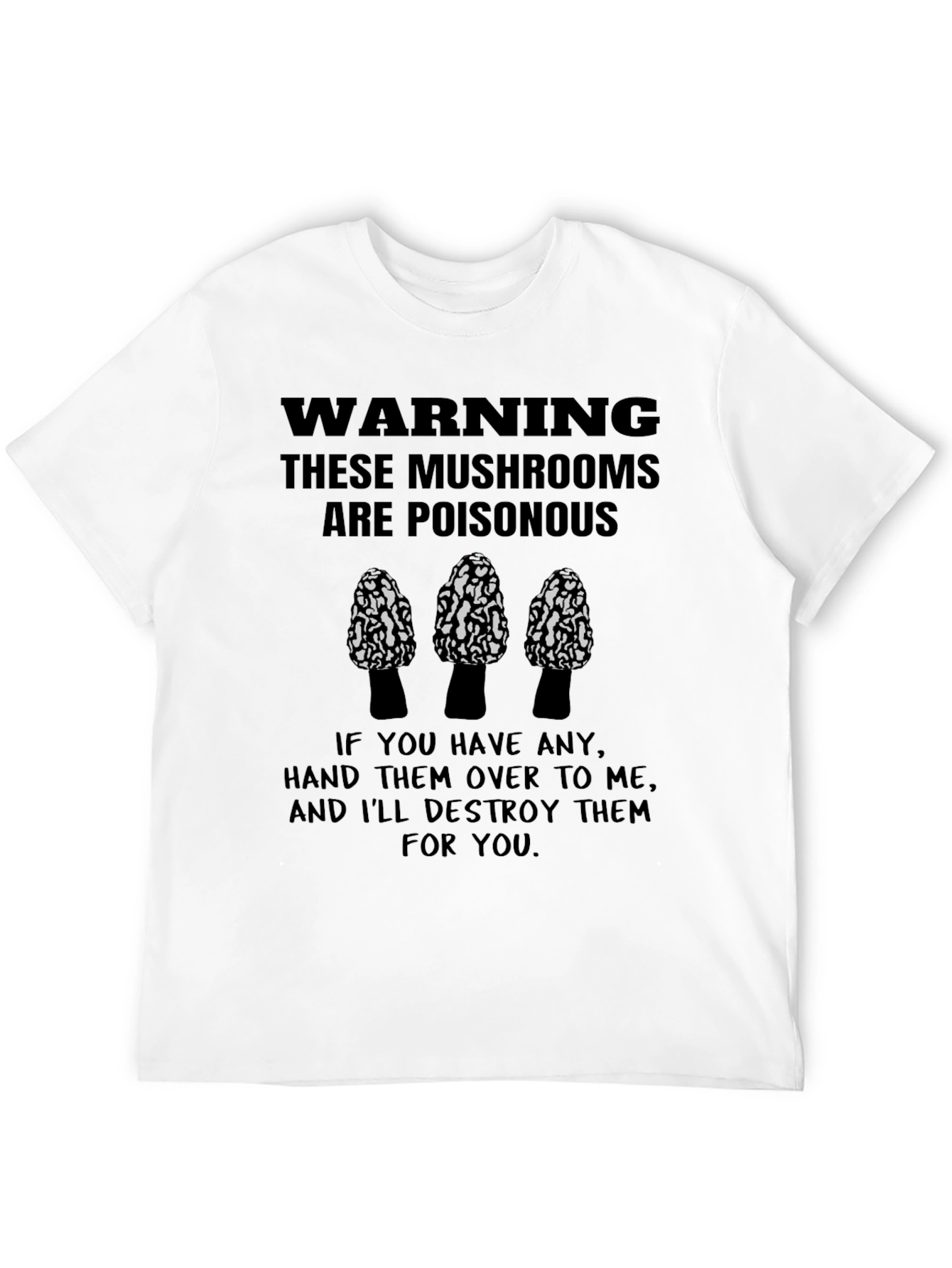 Poisonous Mushroom Graphic T-Shirt