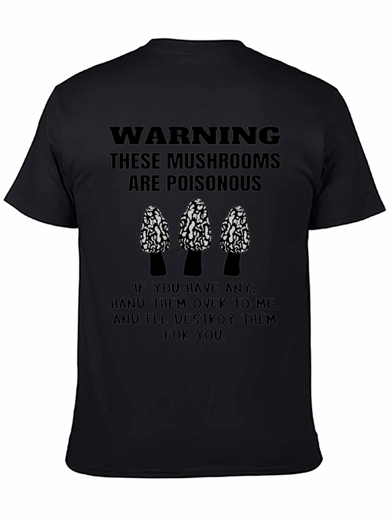 Poisonous Mushroom Graphic T-Shirt